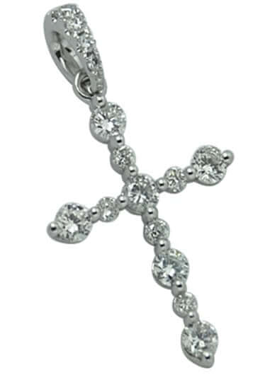 Bandiera Jewellers Diamond Cross Pendant 0.38ct ACR-8729