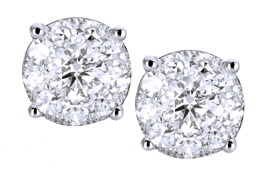 Bandiera Jewellers Diamond Earrings 0.35ct AER-8694