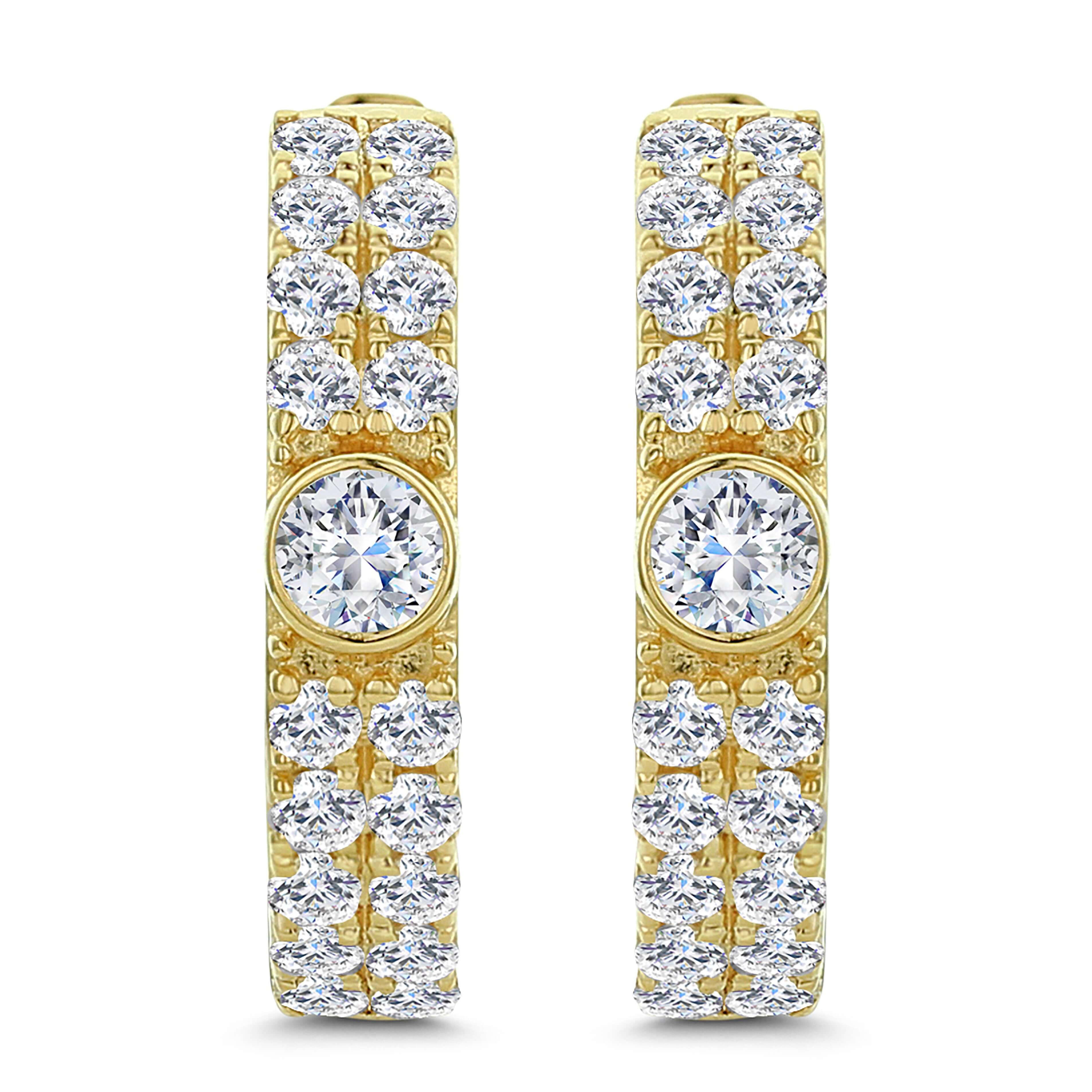 Bandiera Jewellers Diamond Earrings 0.80CT AER-20557-Y