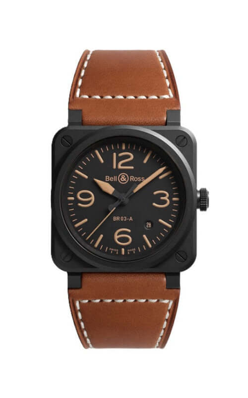 Bell & Ross BR-03 Heritage BR03A-HER-CE/SCA