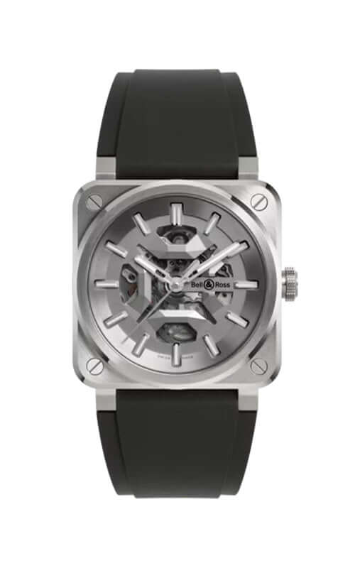Bell & Ross BR-03 Skeleton Grey Steel BR03A-GR-SKST/SRB