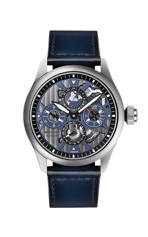 Bremont Altitude Skeletonised Perpetual Calendar GMT ALT42-PER-TI-BLSKL-B - Image 3