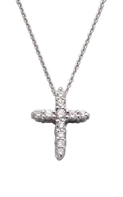 Roberto Coin Cross Pendant with Diamonds (001858AWCHX0)