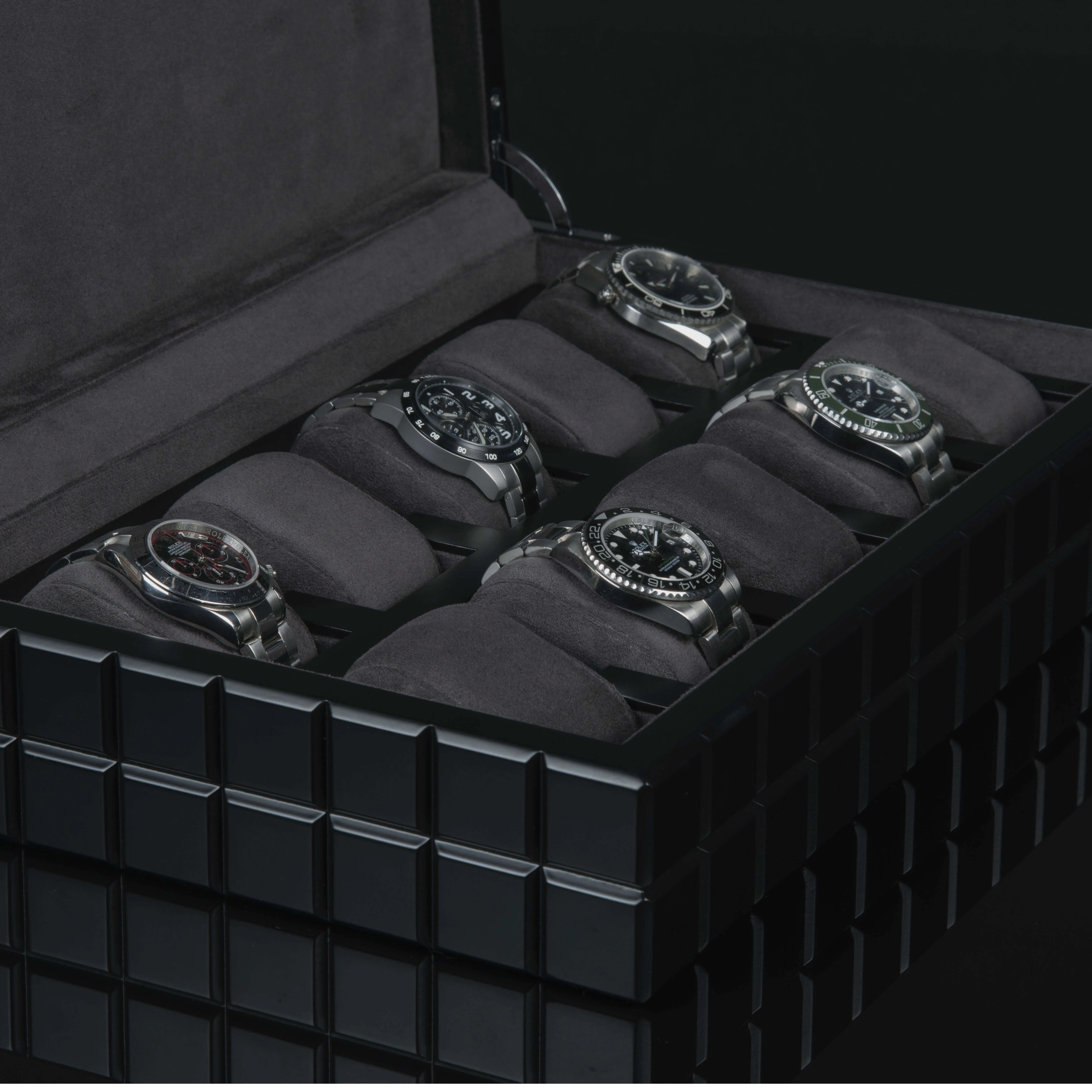 Dover 10 Watches Black Box - Image 6