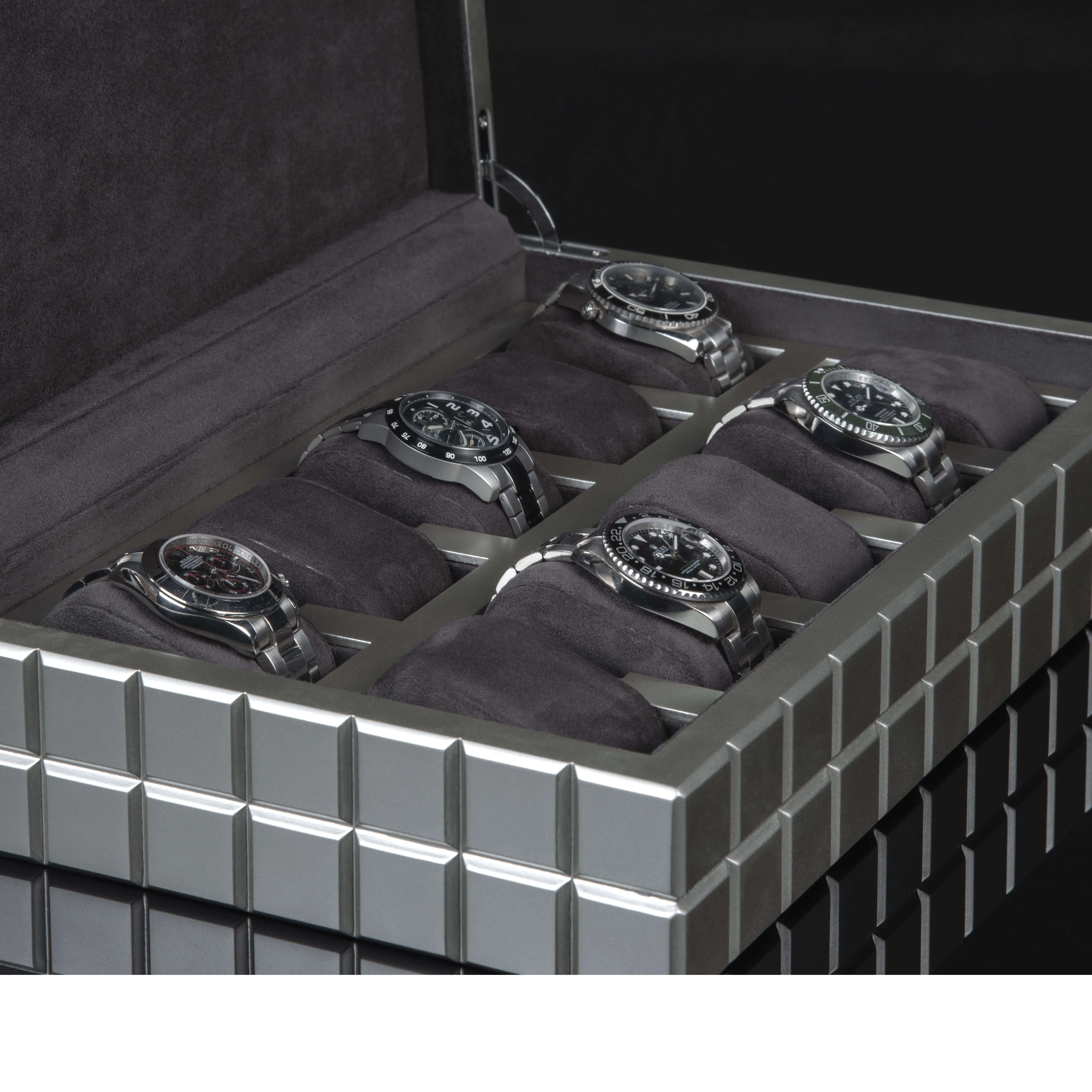 Dover 10 Watches Silver Box - Image 5