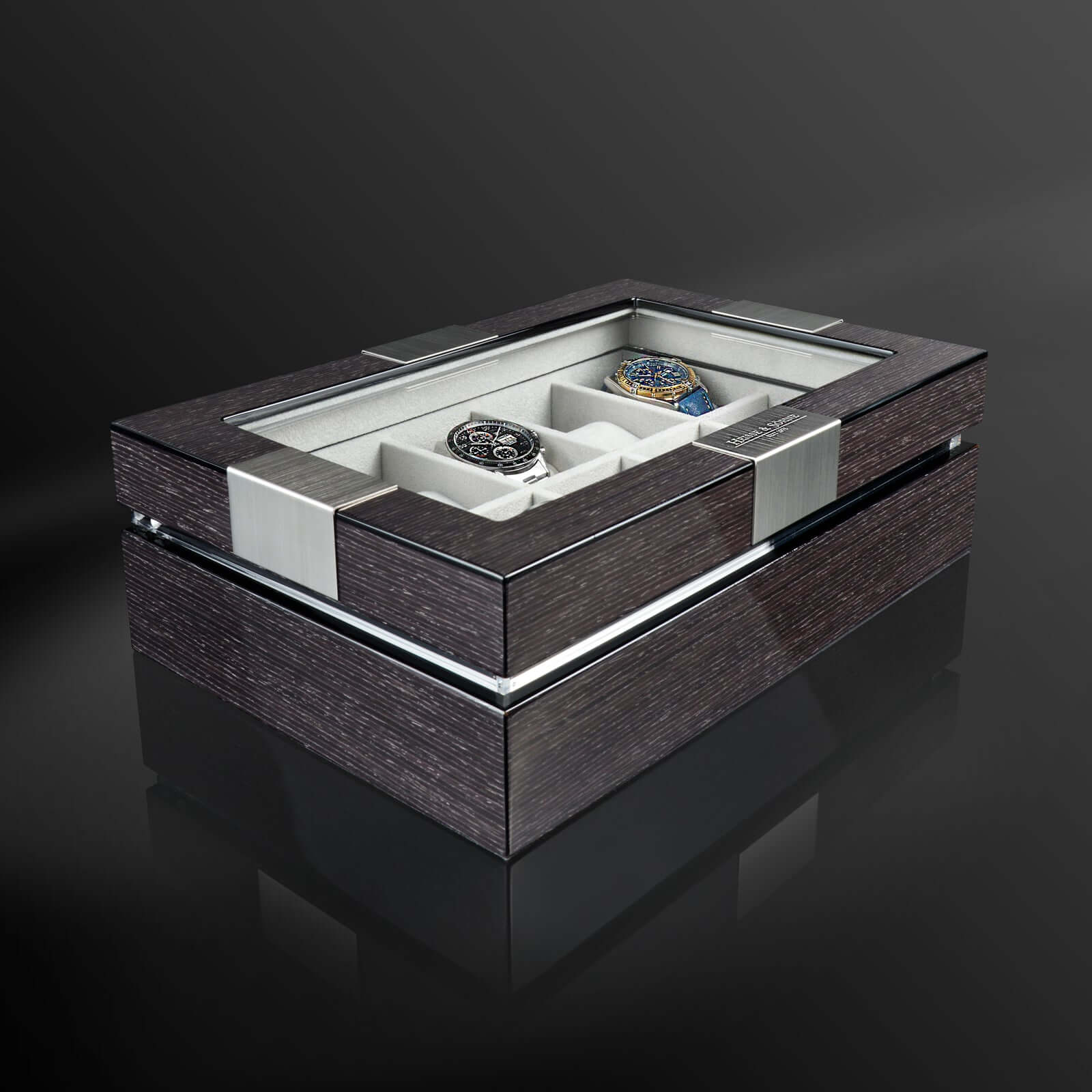 Executive 10 Watches Quercus & Gray Box - Image 5