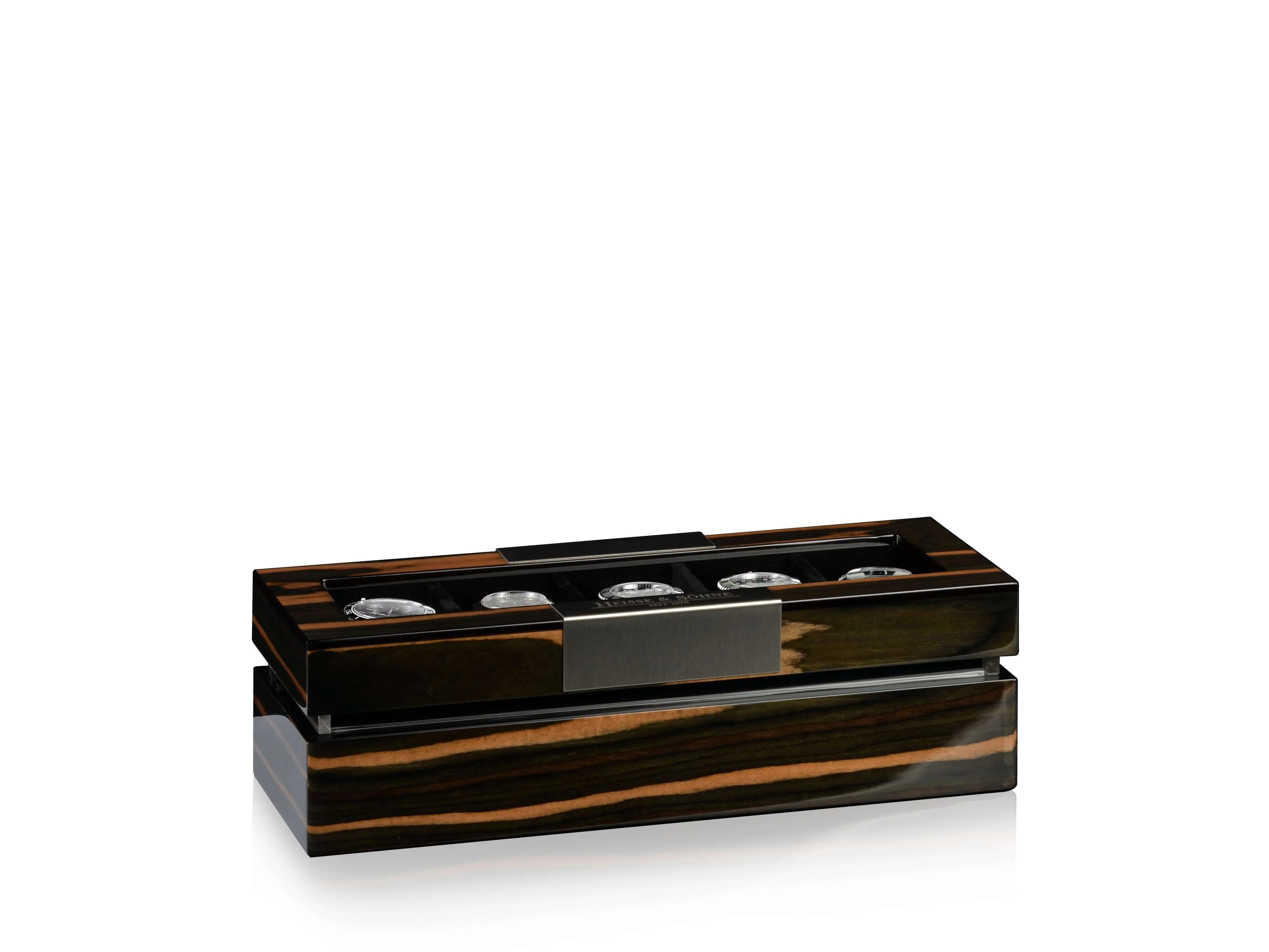 Executive 5 Watches Macassar & Black Box - Image 3