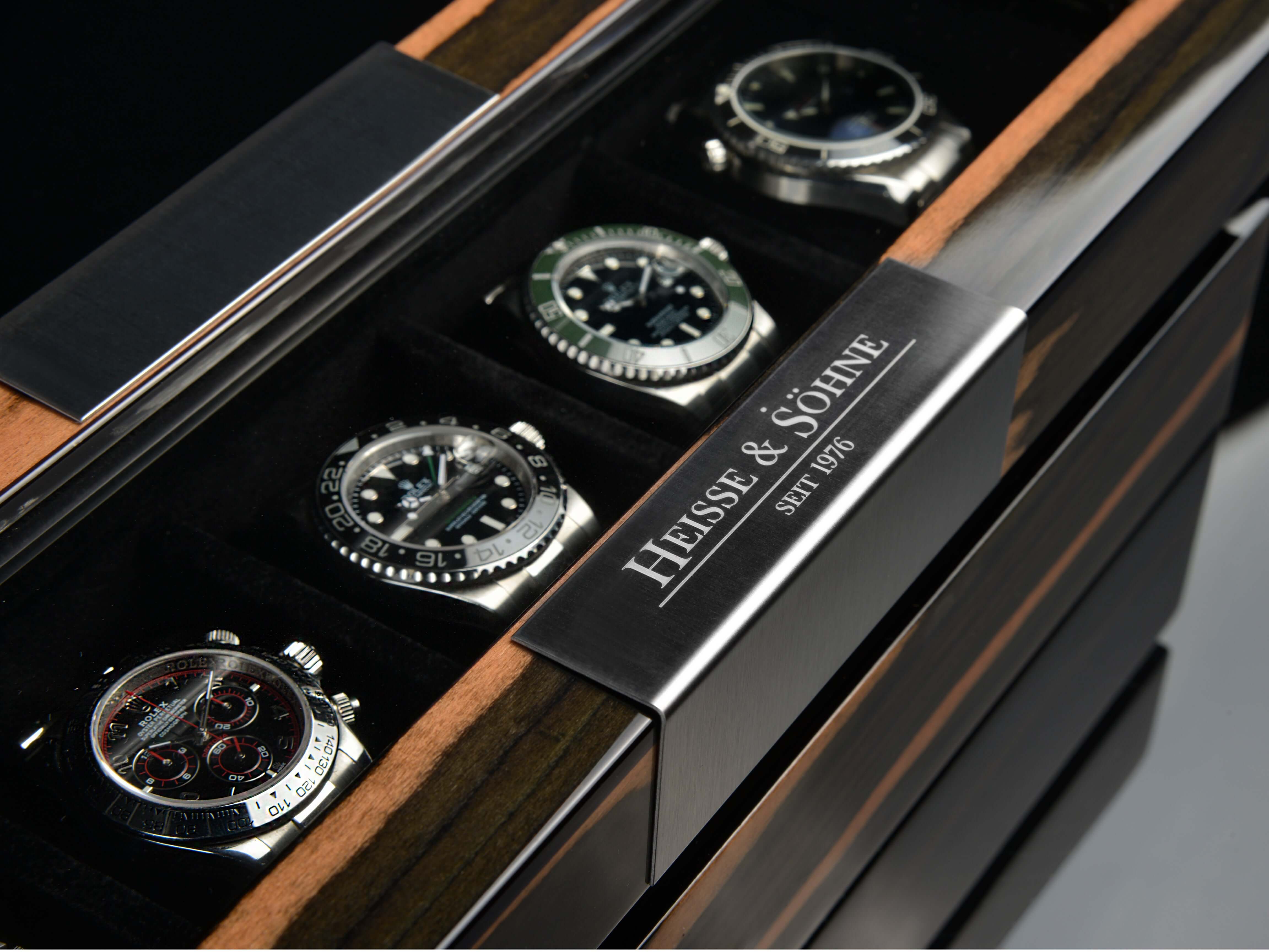 Executive 5 Watches Macassar & Black Box - Image 4