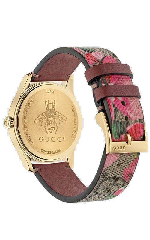 GUCCI G-Timeless Pink GG Bloom Watch YA1264038A - Image 2