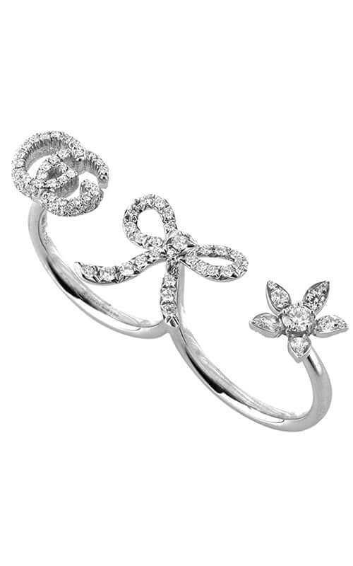 GUCCI Flora 18k White Gold & Diamonds Ring YBC58202100100U