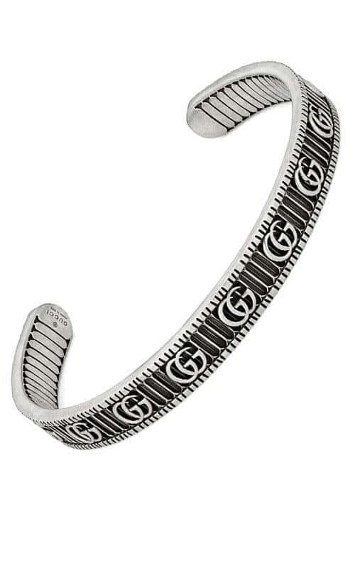 GUCCI GG Marmont bracelet with Double G in silver YBA551903001019