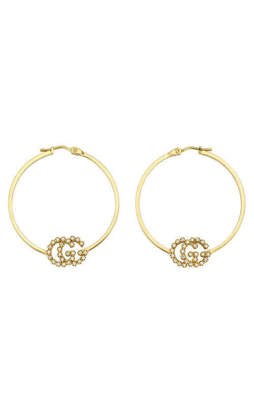 GUCCI GG Running Hoop Earrings YBD58199500100U - Image 2