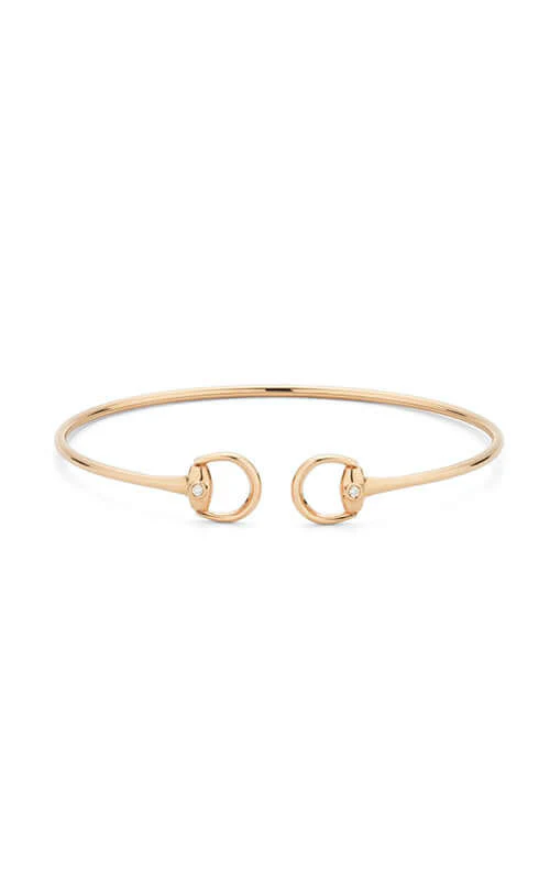 GUCCI Horsebit 18Kt Diamond Cuff Bracelet YBA837620001
