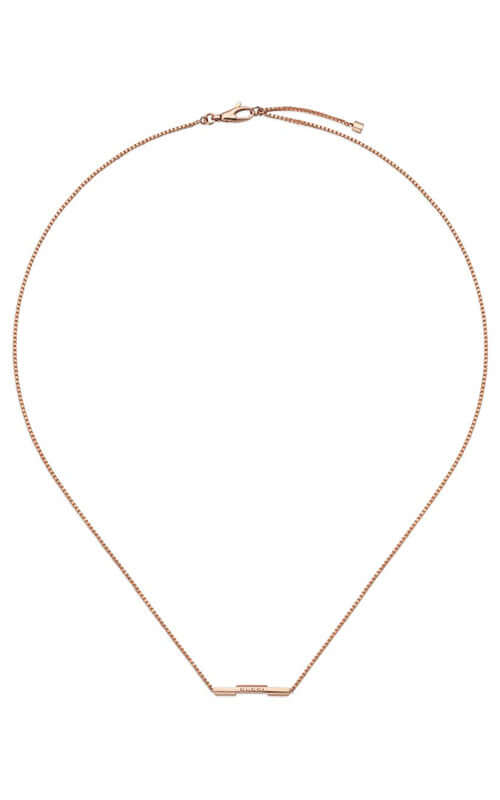 GUCCI Link to Love 18k Rose Gold Necklace YBB662108002