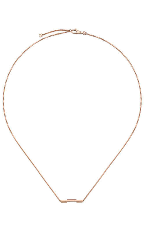 GUCCI Link to Love 18k Rose Gold Necklace YBB662108002 - Image 2