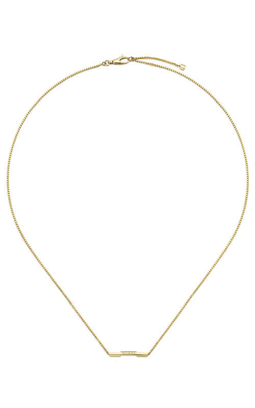GUCCI Link to Love 18k Yellow Gold Necklace YBB662108001