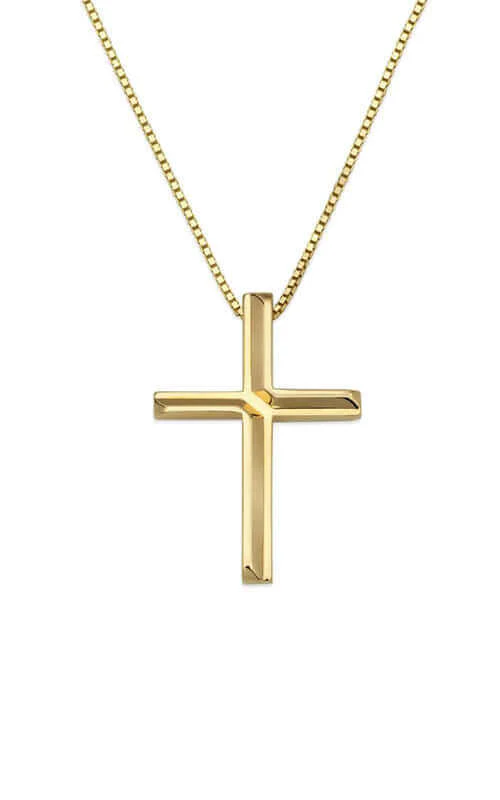 GUCCI Link to Love Cross Necklace YG YBB75893700100U - Image 2
