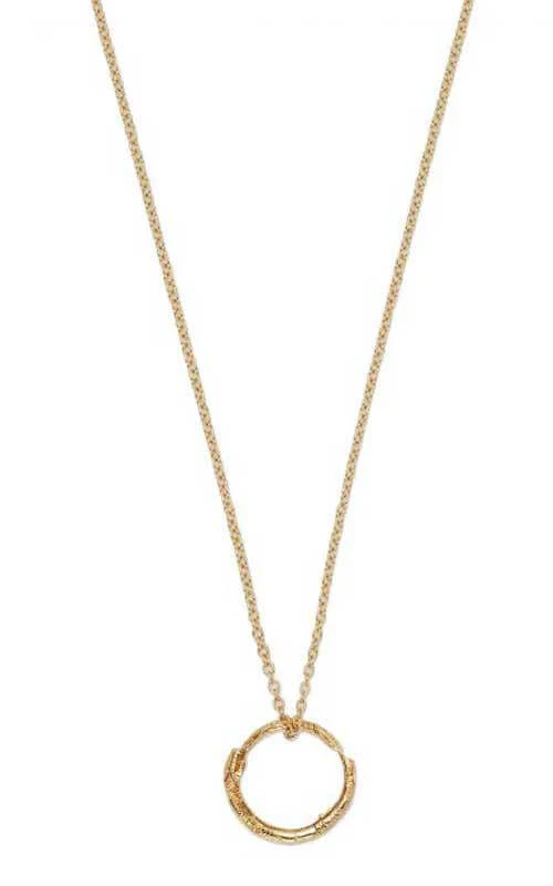 Gucci Ouroboros Gold Necklace (YBB46199400100U)