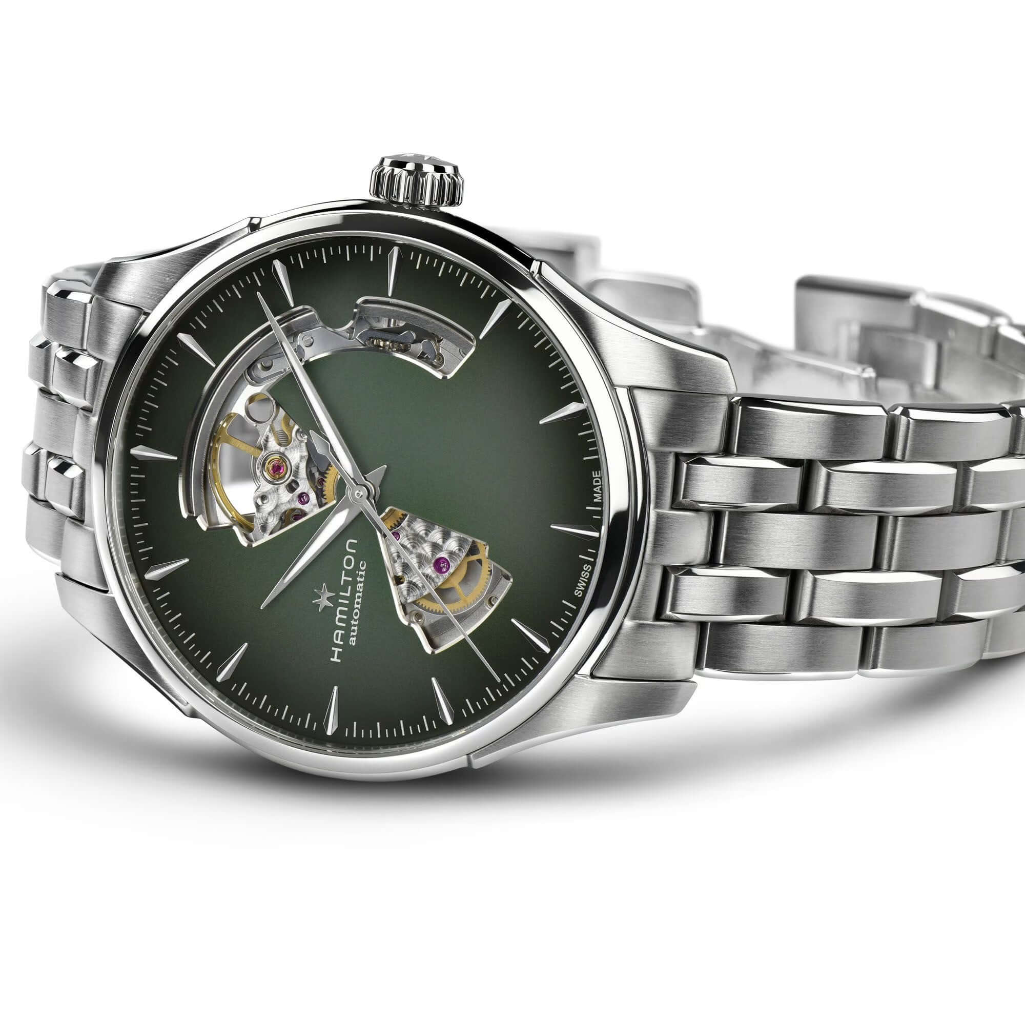 Hamilton Jazzmaster Open Heart Watch H32675160 - Image 3