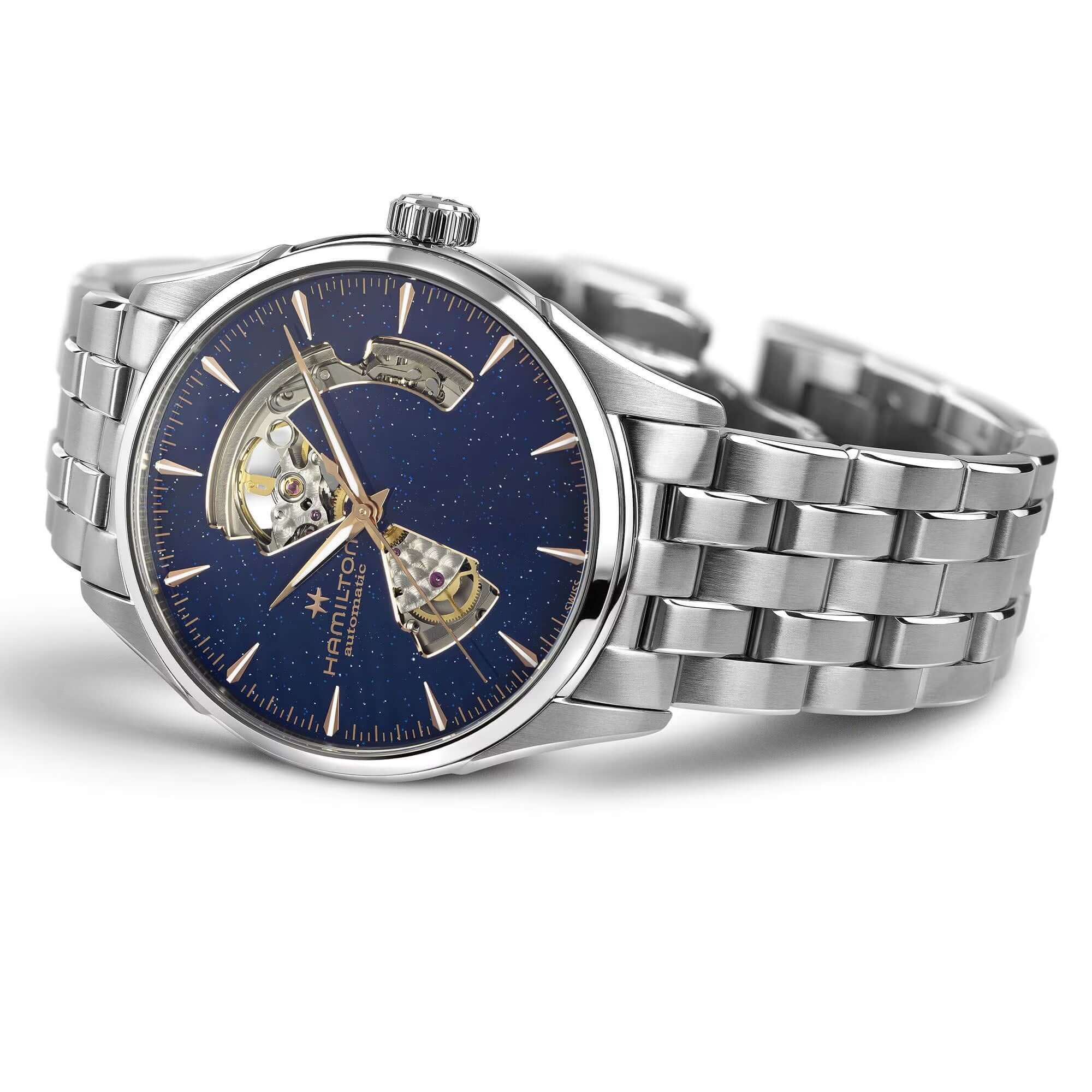 Hamilton Jazzmaster Open Heart Watch H32705140 - Image 2