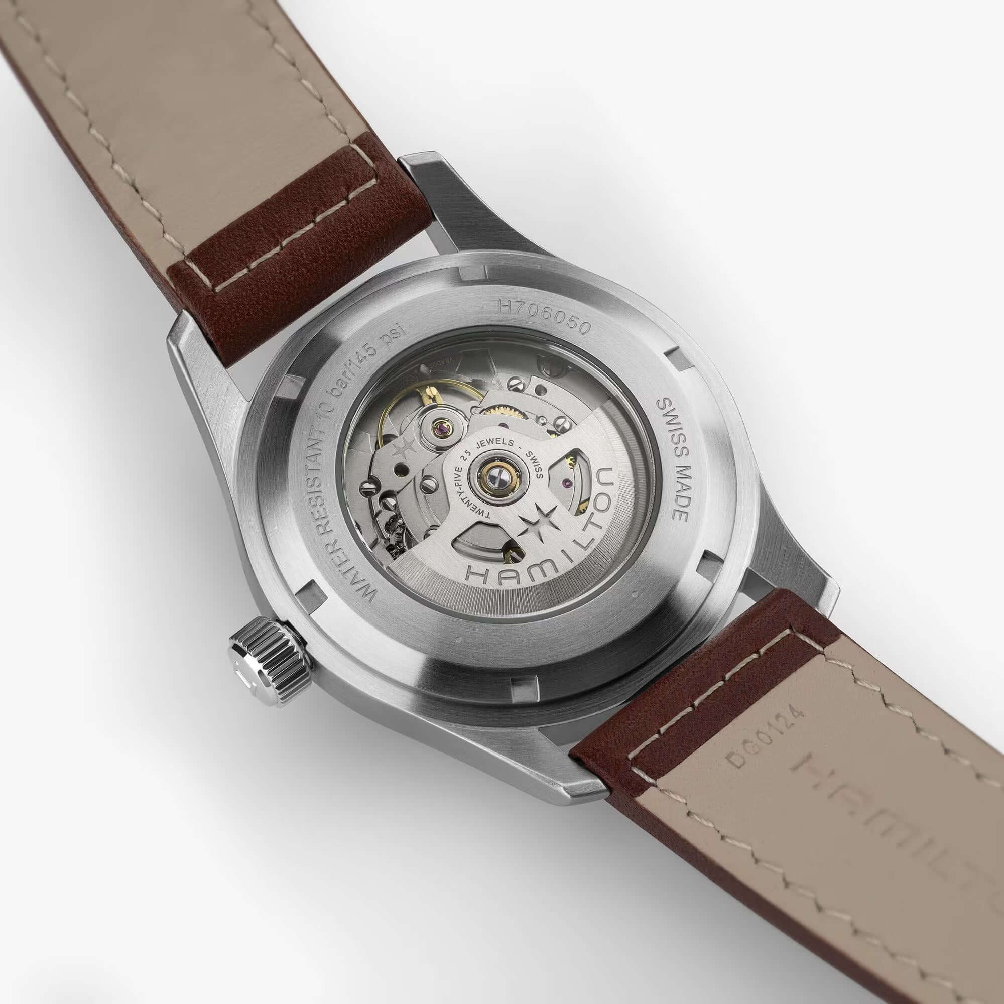 Hamilton Khaki Field Automatic 38mm Watch H70455533 - Image 3