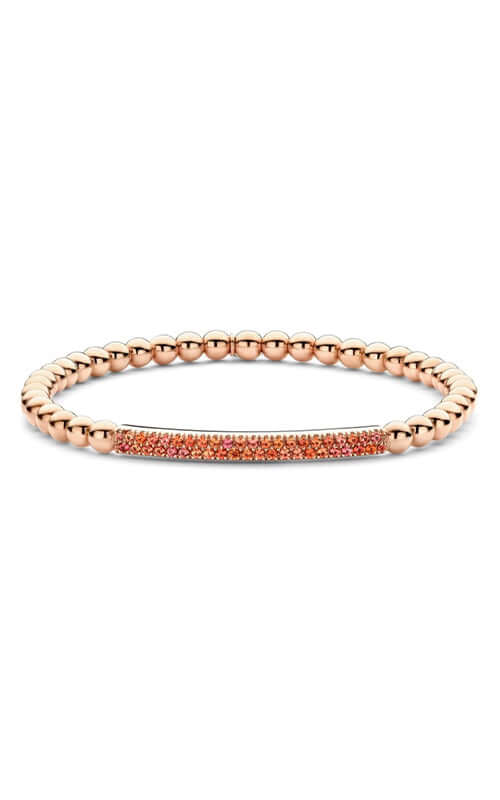 Hulchi Belluni Tresore RG Bracelet with Orange Sapphires 213484OR-RS