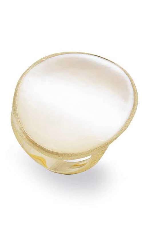 Marco Bicego Lunaria Ring Yellow Gold and Mother of Pearl (AB565 MPW)