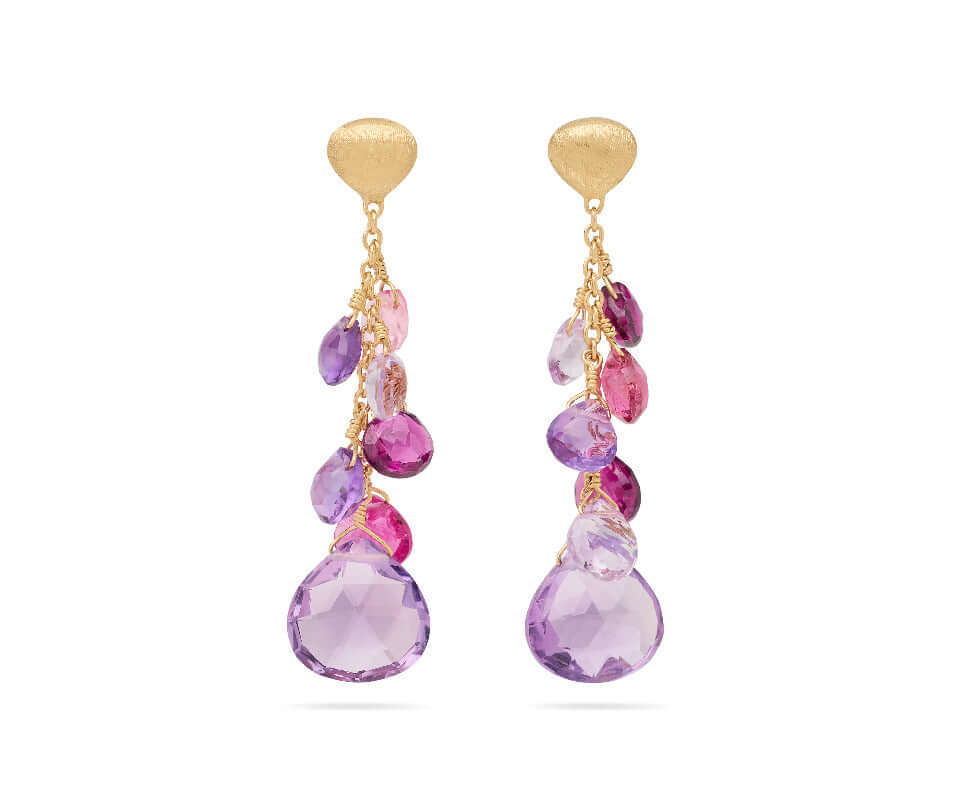 Marco Bicego Paradise Earrings Mixed Gemstones OB1778-MIX331-Y