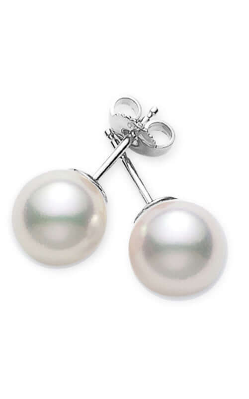 Mikimoto Earrings White Gold PES803W