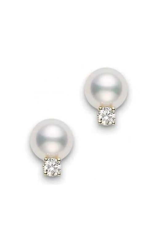 Mikimoto Stud Earrings Akoya Basic Stud PES753DK