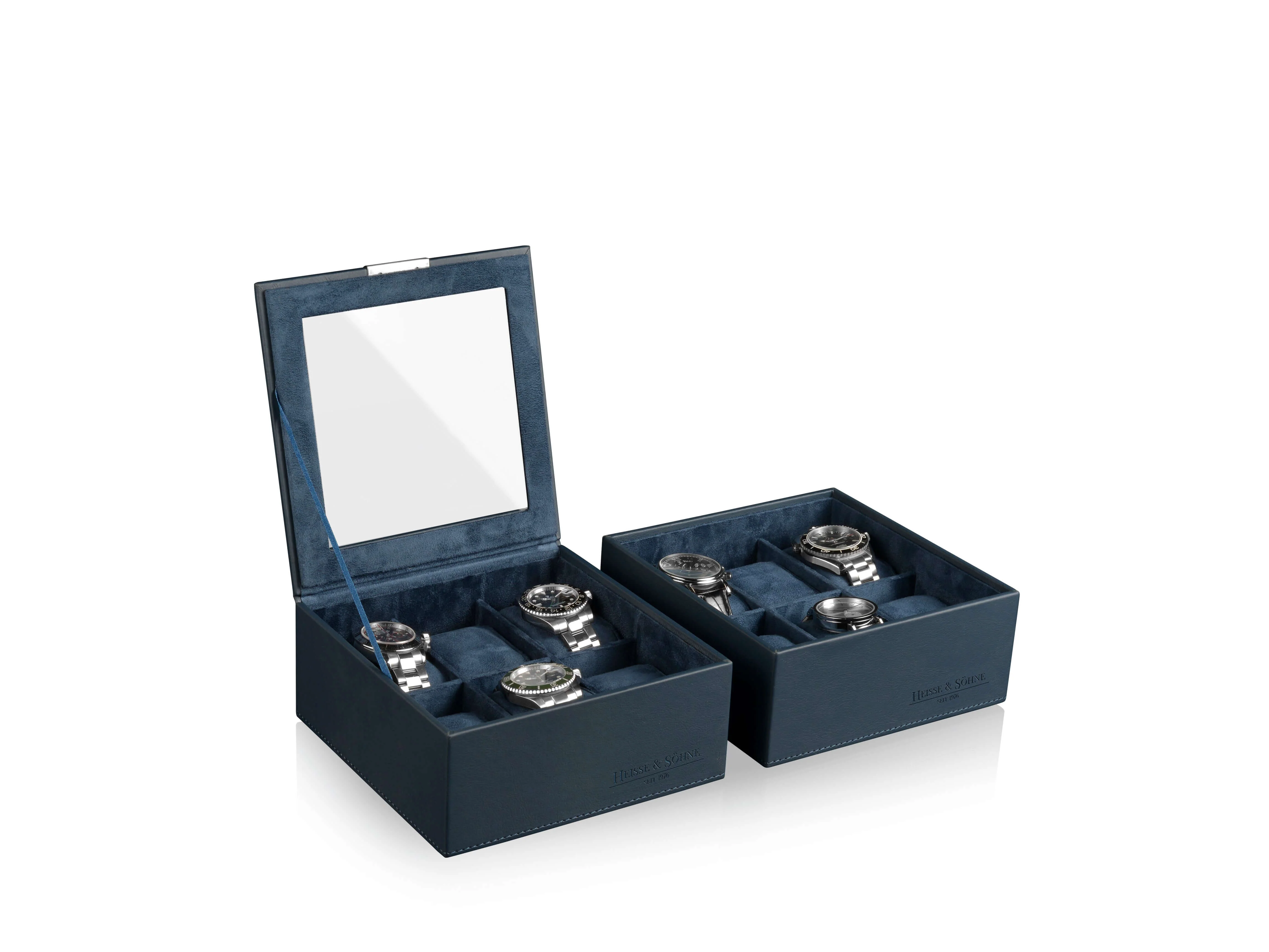Mirage Watch Box L Blue 6 - Top Part - Image 4