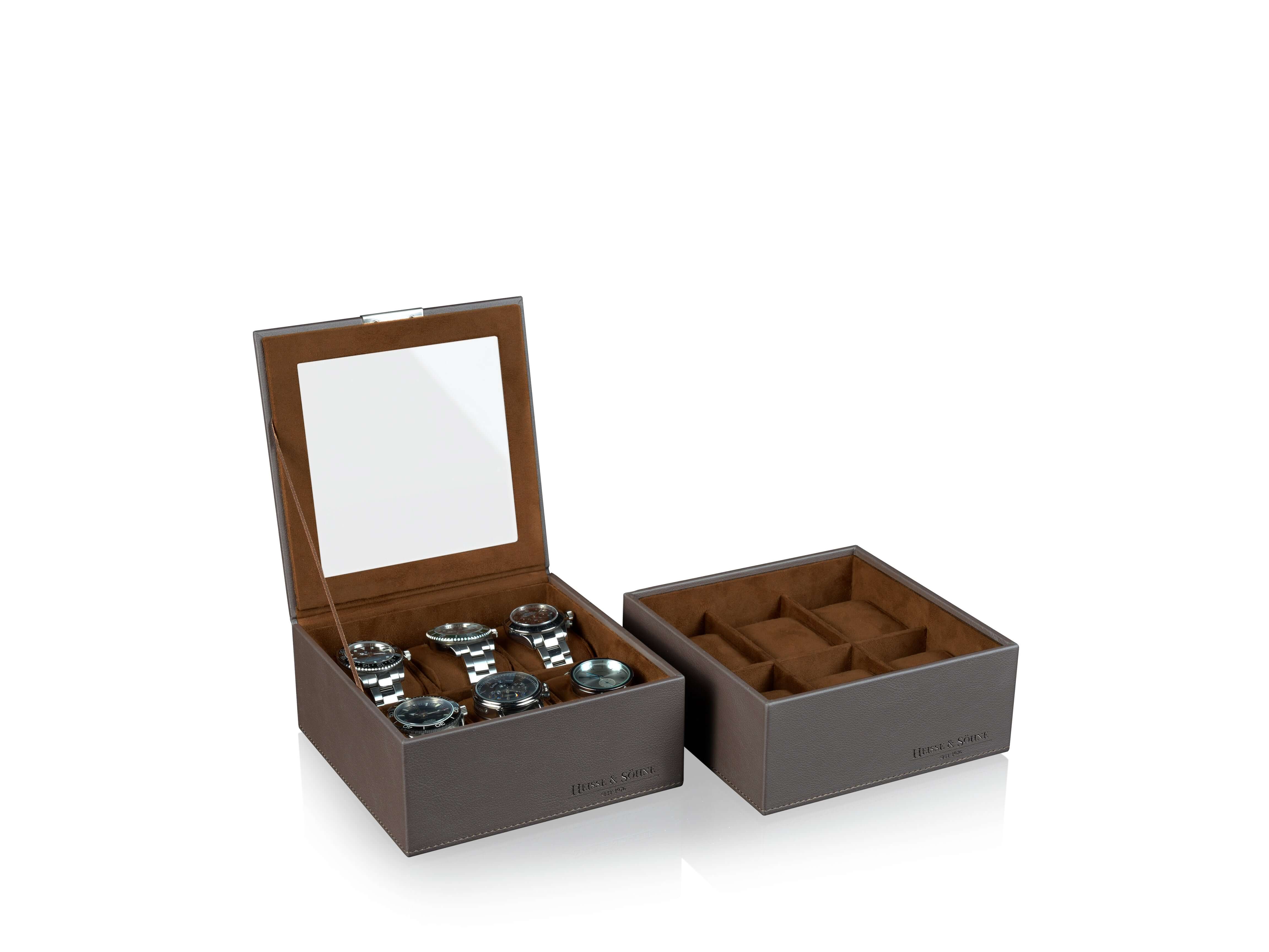 Mirage Watch Box L Brown 6 - Top Part - Image 4