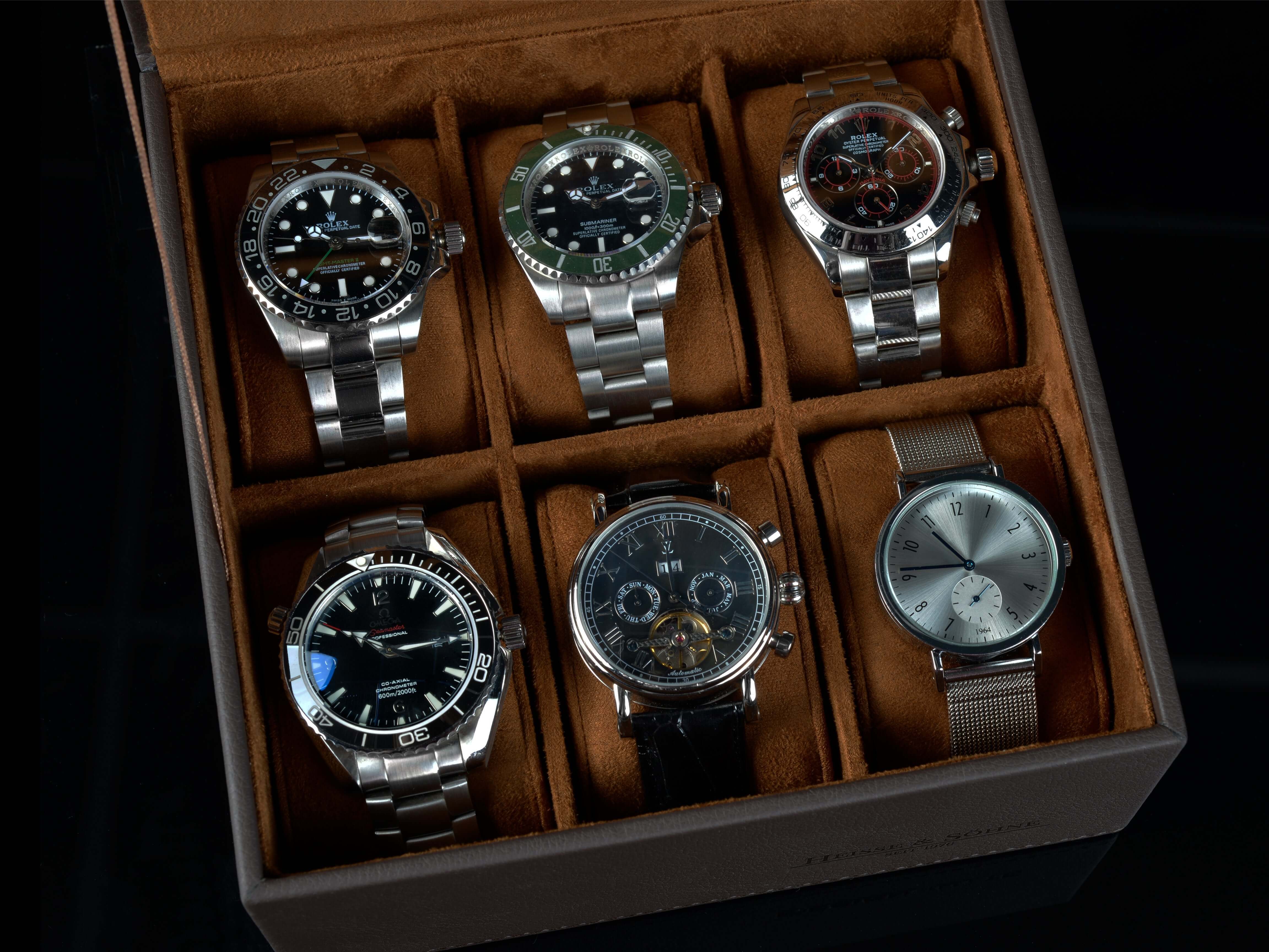 Mirage Watch Box L Brown 6 - Top Part - Image 5