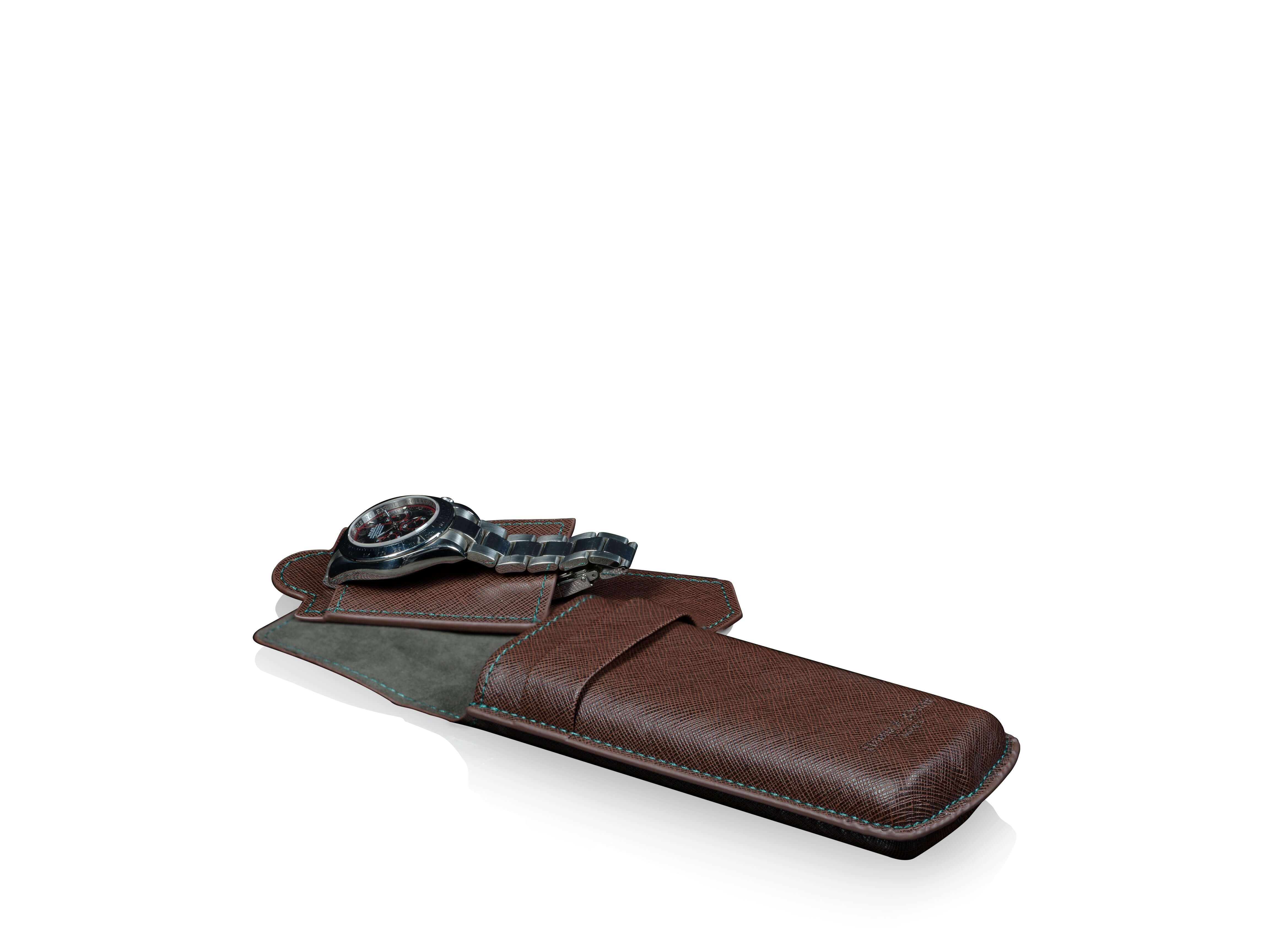 Mondo Saffiano Brown & Green - Image 6