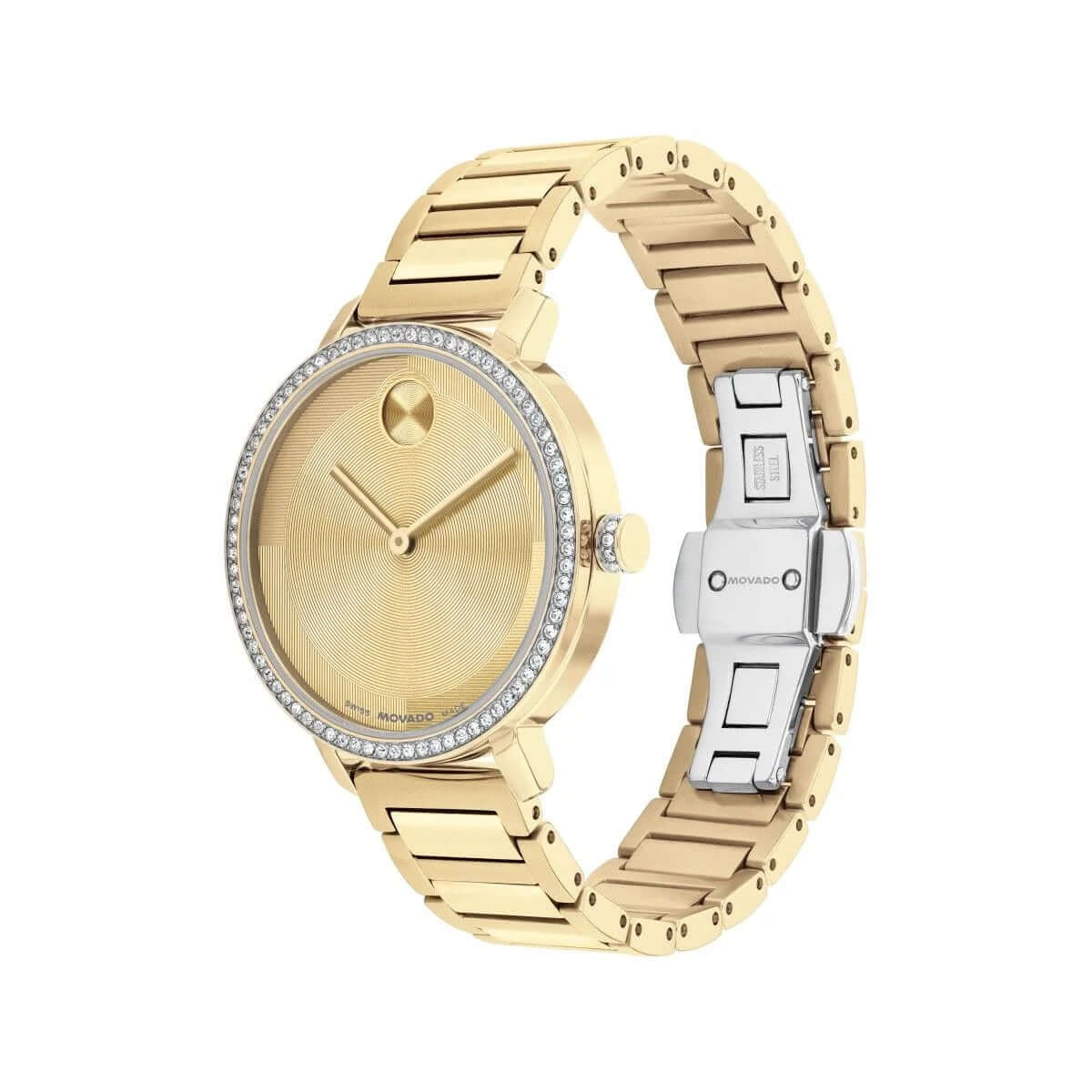 Movado BOLD Evolution 2.0 Crystal Bezel Goldtone 3601225 - Image 2