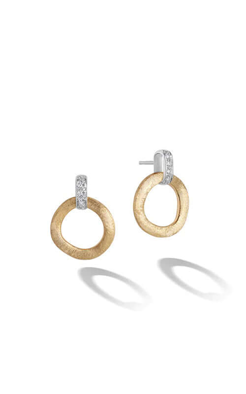 Marco Bicego Jaipur Earrings Gold and Diamond OB1758-B-YW