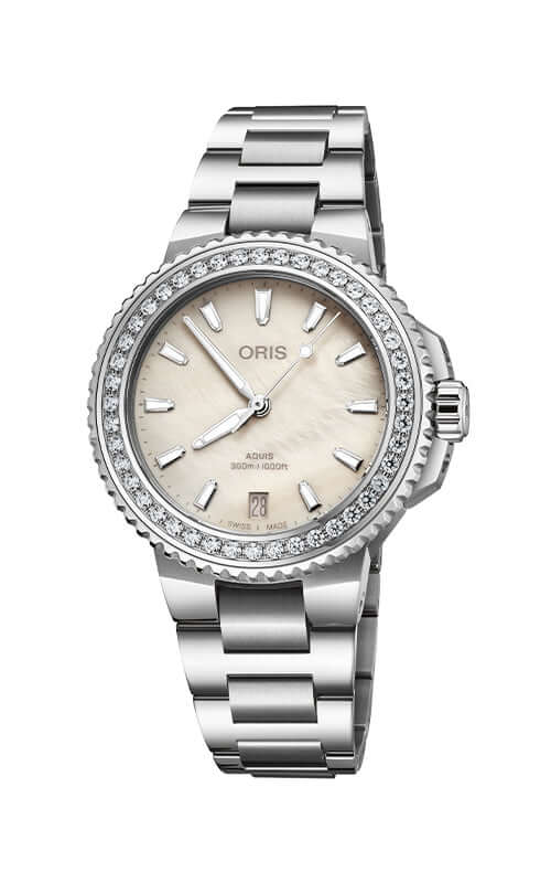 Oris Aquis Date Diamonds 01 733 7792 4956-07 8 19 05P