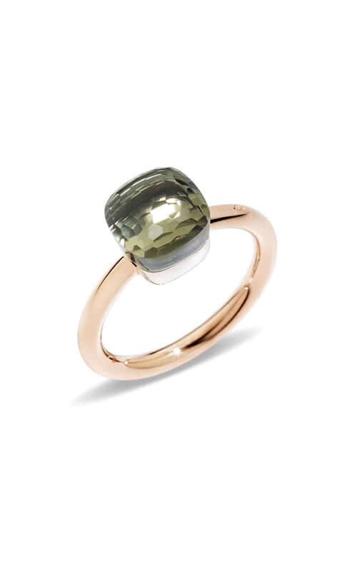 Pomellato Nudo Ring Rose Gold, White Gold and Prasiolite (PAB4030O6000000PA)