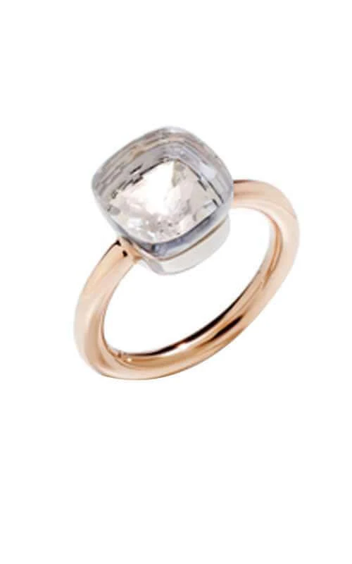 Pomellato Ring Nudo - Gold and White Topaz (PAA1100O6000000TB)