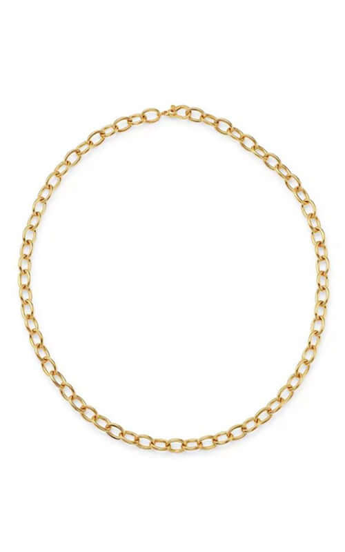 Roberto Coin 18K Gold Oval Link Charm Necklace 7772085AY1800