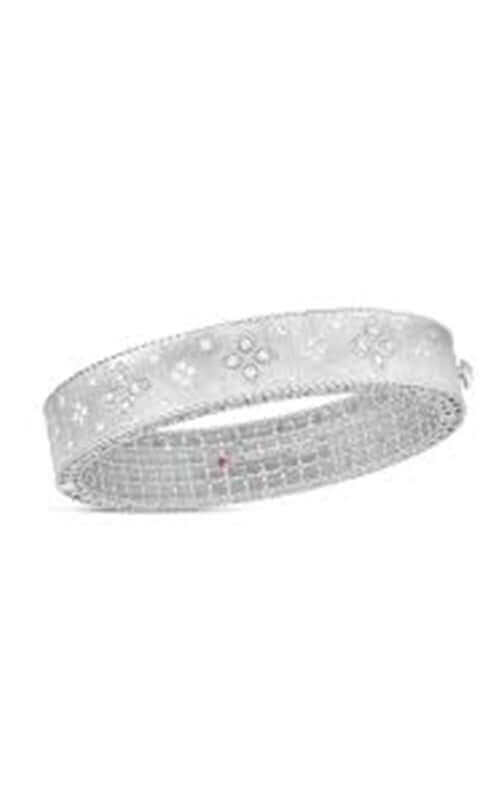 Roberto Coin 18K Venetian Princess Satin Diamond Bangle 7772804AWBAX