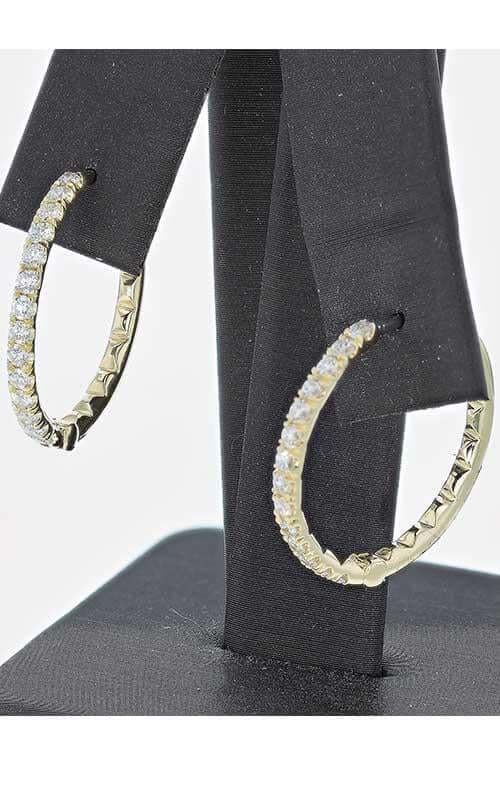 Roberto Coin Yellow Gold and Diamonds Earrings 000050AYERX0 - Image 2