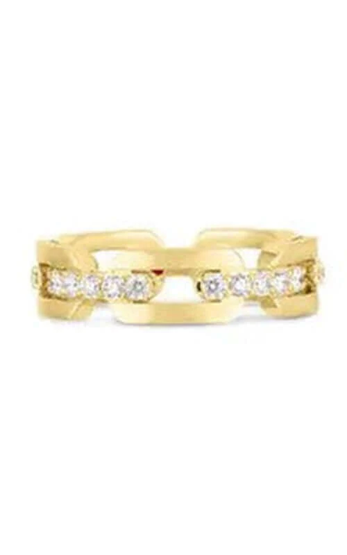 Roberto Coin Navarra 18k Yellow Gold and Diamond Ring 8883166AY65X