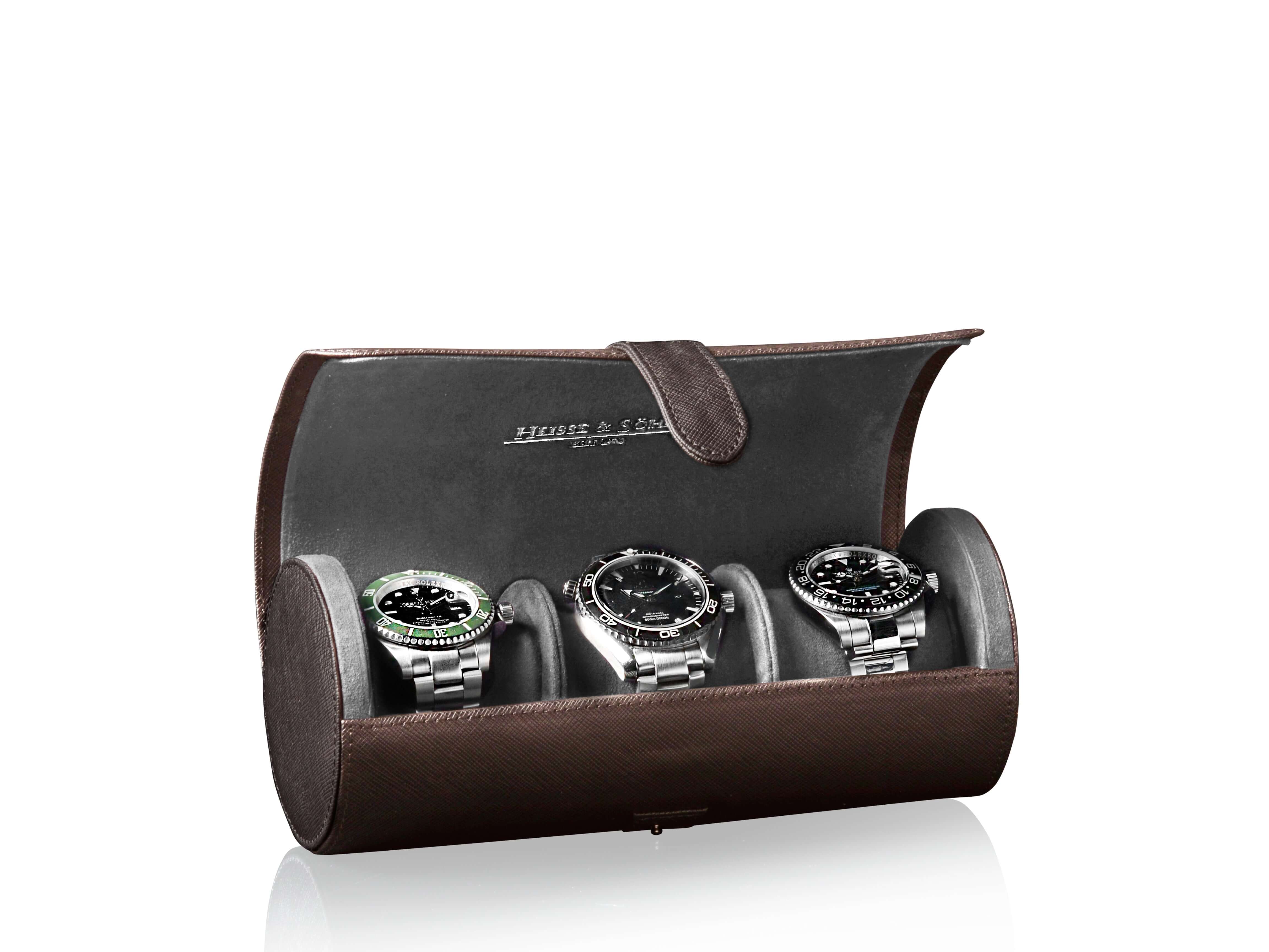 Rondo 3 Watch Roll Brown - Image 3