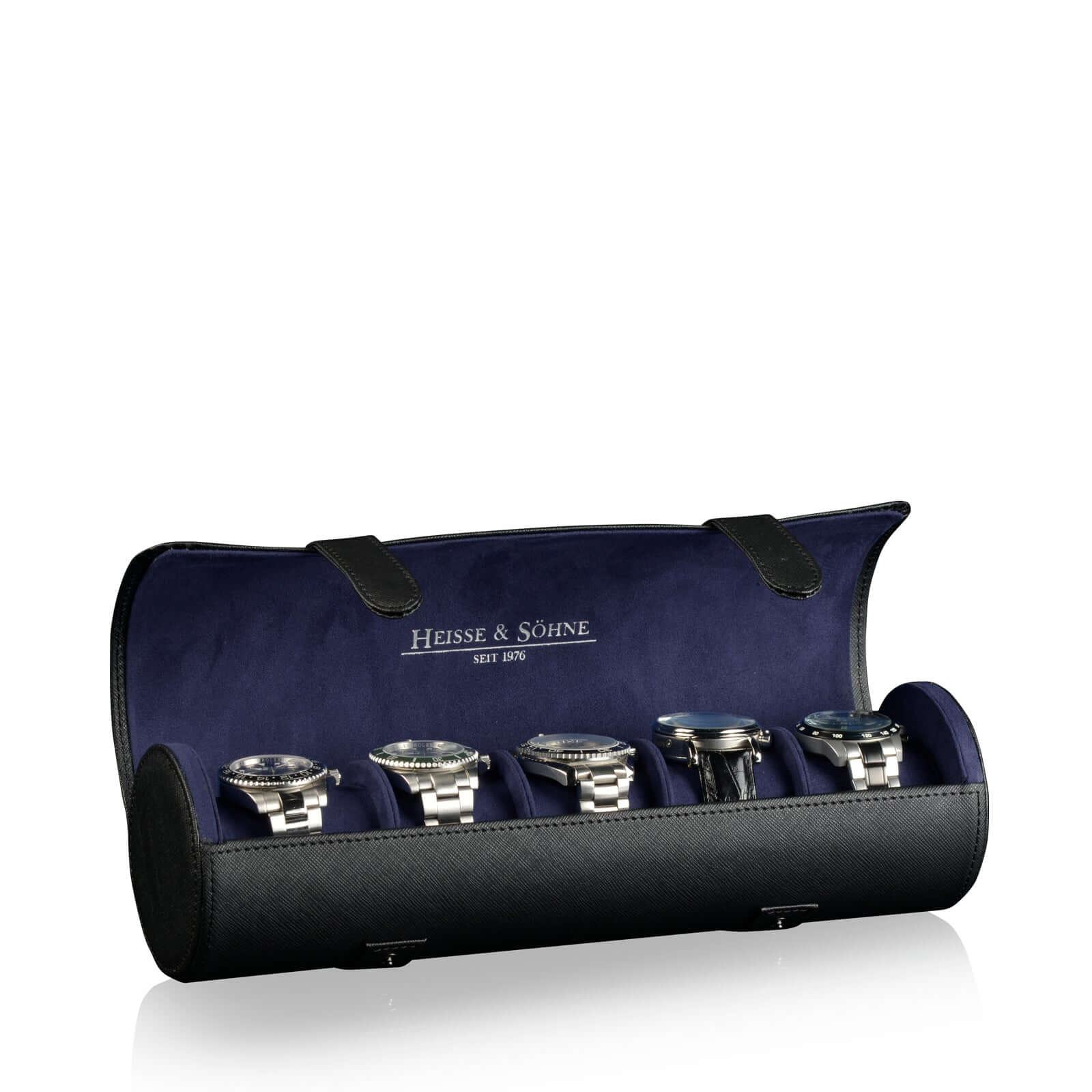 Rondo 5 Watch Roll Black & Blue - Image 3