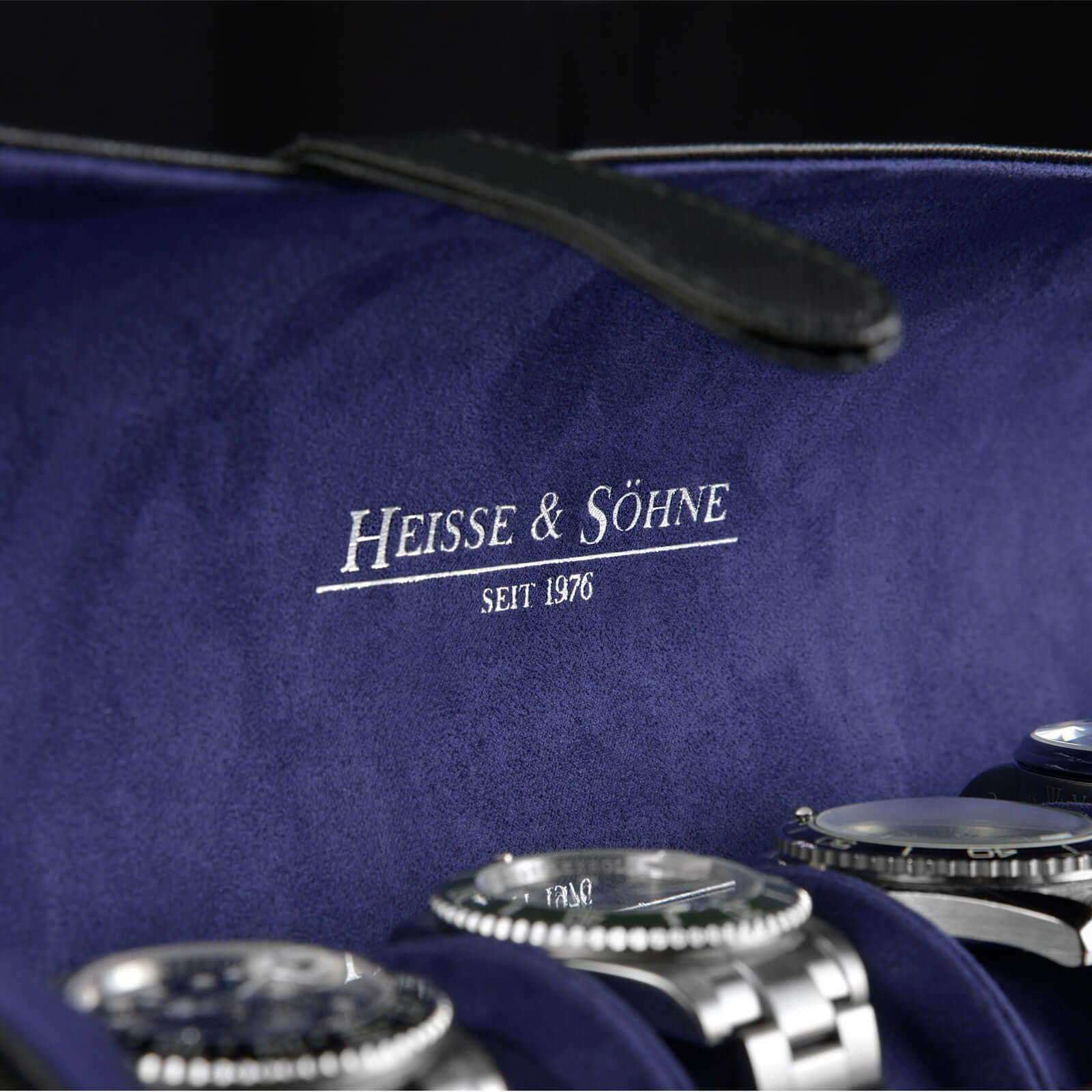 Rondo 5 Watch Roll Black & Blue - Image 6