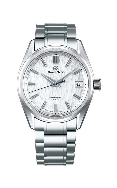 Grand Seiko Evolution 9 Spring Drive Shirakaba White Birch Dial Watch SLGA009G