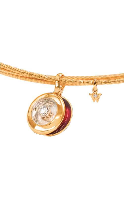 Wellendorff Anniversary Small Golden Treasure Gold and Diamonds Amulet Necklace 9096917GG - Image 2