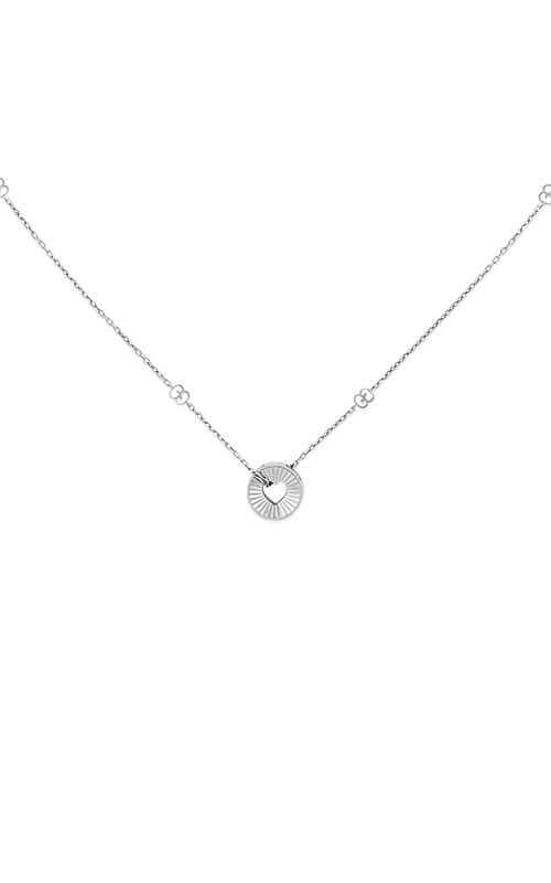 Gucci Icon 18kt Heart Necklace White Gold YBB72937300200U - Image 2