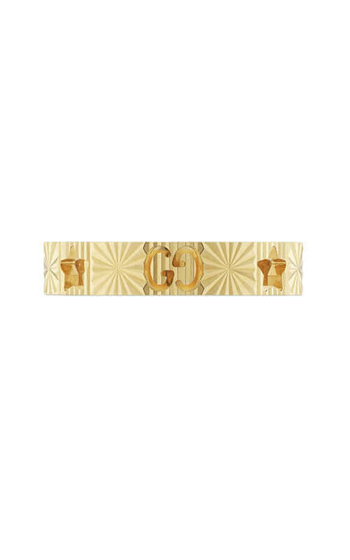 GUCCI Icon 18kt Star Ring Yellow Gold YBC727729001 - Image 3